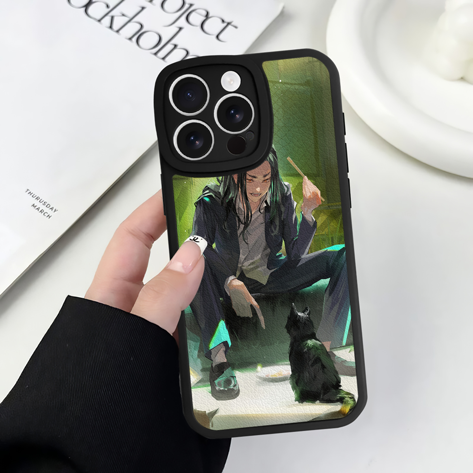 （画像用） 東京リベンジャーズ Tokyo Revengers 【iPhone 16シリーズ対応】シリコンスマホケース（レザー調） 材質：シリコン